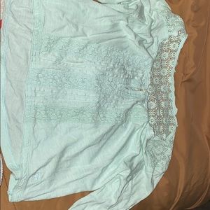 Light coral blueish green Shirt